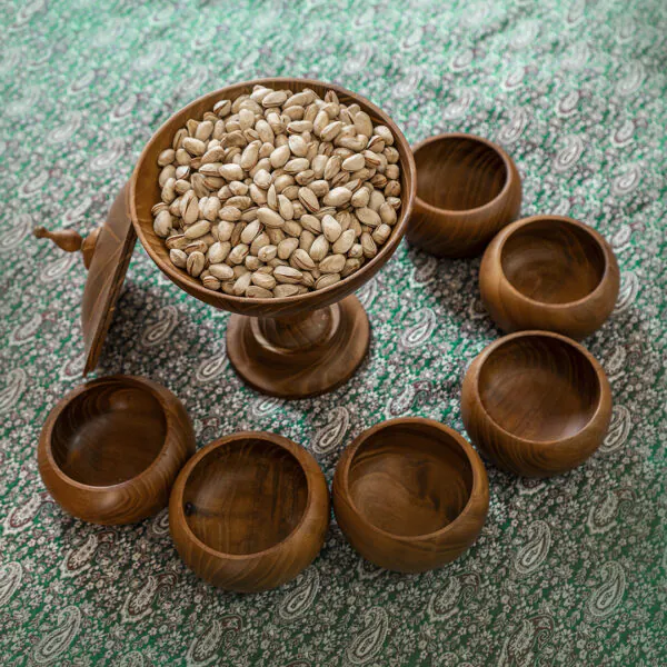 آجیل خوری کوچک چوبی - تصویر 4