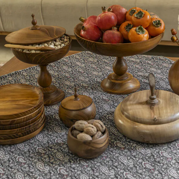 آجیل خوری کوچک چوبی - تصویر 5